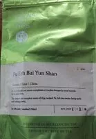Quantité de sucre dans Pu Erh Bai Yun Shan