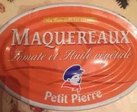 入っている砂糖の量 Maquereaux tomate et huile végétale