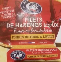 入っている砂糖の量 Filets de harengs doux pommes de terre à l'huile