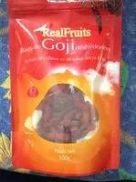 Sucre et nutriments contenus dans Realfruits