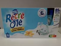 Quantité de sucre dans RÉCRÉ O'LÉ Goûter laitier Gourdes Saveur Vanille 12x85g