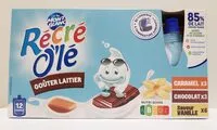 Quantité de sucre dans Goûter laitier Choco,  Vanille, Caramel 12x85g