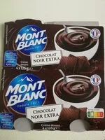 Amount of sugar in MONT BLANC Crème dessert Coupelles Chocolat Noir Extra 4x125g