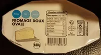Zuckermenge drin Fromage doux ovale