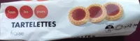 İçindeki şeker miktarı 12 Tartelettes à la fraise