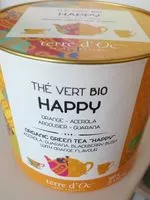 入っている砂糖の量 Terre Doc Groene Thee Happy