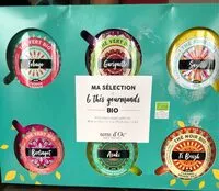 Quantité de sucre dans 6 thés gourmands