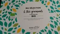 Quantité de sucre dans 6 thes gourmands bio