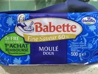 Sucre et nutriments contenus dans Babette