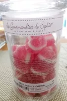 Zuckermenge drin Mini coeurs cerise