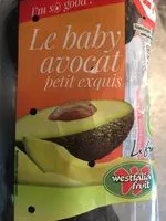Quantité de sucre dans Baby avocat