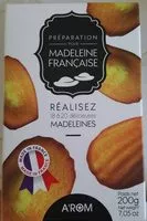 Jumlah gula yang masuk Préparation pour madeleines françaises