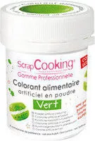 Amount of sugar in Colorant Artificiel En Poudre - Vert - 5G - Scrapcooking