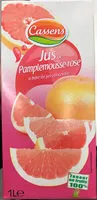 Sokerin määrä sisällä Jus de pamplemousse rose à base de jus concentré