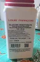 Sokerin määrä sisällä Glucose deshydraté