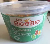 Sucre et nutriments contenus dans Les rigolo bio