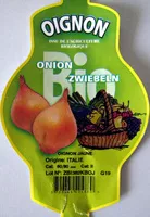 Quantité de sucre dans Oignon jaune bio Ferme de la Motte