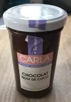 Suhkru kogus sees Chocolat noix de coco