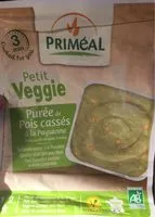 Cantidad de azúcar en PUREE DE POIS CASSES à la paysanne