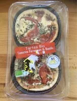 入っている砂糖の量 Tartes Bio Tomates Parmesan & Basilic