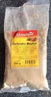 入っている砂糖の量 Coriandre Moulue