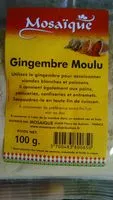入っている砂糖の量 Gingembre Moulu
