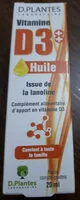 İçindeki şeker miktarı Vitamine D3++ Huile