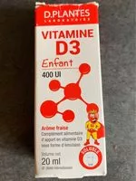 İçindeki şeker miktarı Vitamine D3 enfant