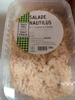 Quantité de sucre dans Salade Nautilus BREDIAL
