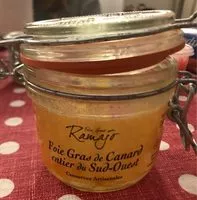 Sucre et nutriments contenus dans Ramajo