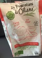 Sucre et nutriments contenus dans Les preparations de celiane