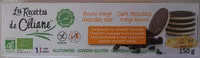 Zuckermenge drin Biscuits orange chocolat noir