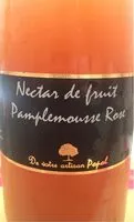 Sokerin määrä sisällä Nectar de fruit pamplemousse rose