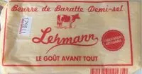 Suhkru kogus sees Beurre de Baratte Demi-sel