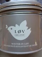 Sucre et nutriments contenus dans Love organic