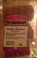 Sucre et nutriments contenus dans Ty delice tradition bretonne