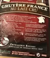 चीनी और पोषक तत्व Fromagerie roussey