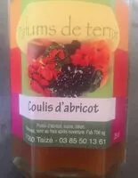 Jumlah gula yang masuk Coulis d'abricot