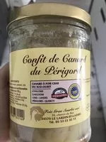 Sucre et nutriments contenus dans Foie gras sourbe earl