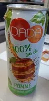 Sucre et nutriments contenus dans Dada drinks