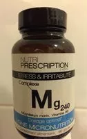 Sucre et nutriments contenus dans Nutri prescription