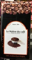 Sucre et nutriments contenus dans Le maitre du cafe