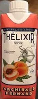 Quantité de sucre dans Thélixir Pêche