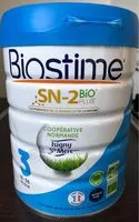 Sugar and nutrients in Biostime