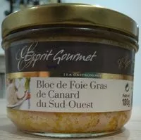 Sucre et nutriments contenus dans Esprit gourmet