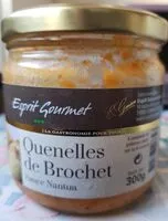Quantité de sucre dans Quenelles de brochet