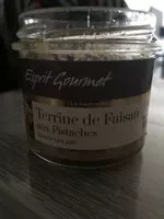 चीनी की मात्रा Terrine de faisan