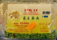 Sucre et nutriments contenus dans Sarl 3f