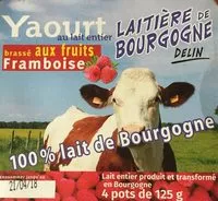 Sucre et nutriments contenus dans Laitiere de bourgogne delin