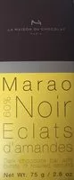 入っている砂糖の量 Marao Noir éclats d'amandes